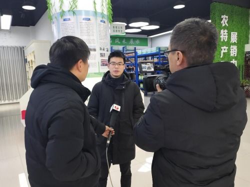 安徽衛(wèi)視農(nóng)業(yè)科教頻道前來樅陽縣電子商務(wù)公共服務(wù)中心拍攝農(nóng)產(chǎn)品宣傳短片